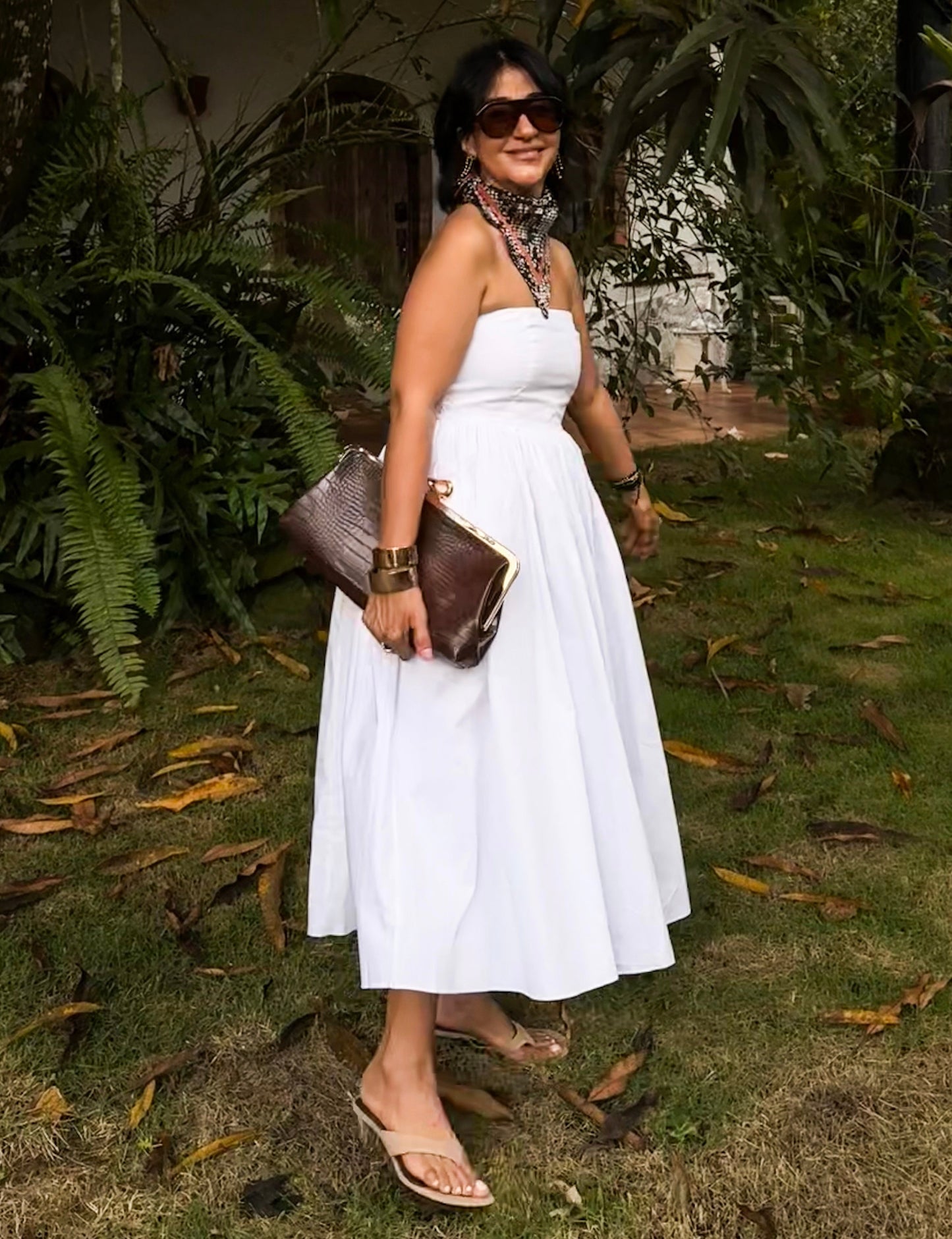 White Muse Midi Dress