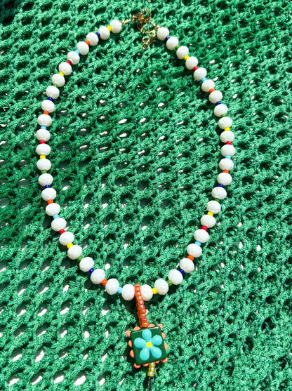 Charm Beaded Necklace