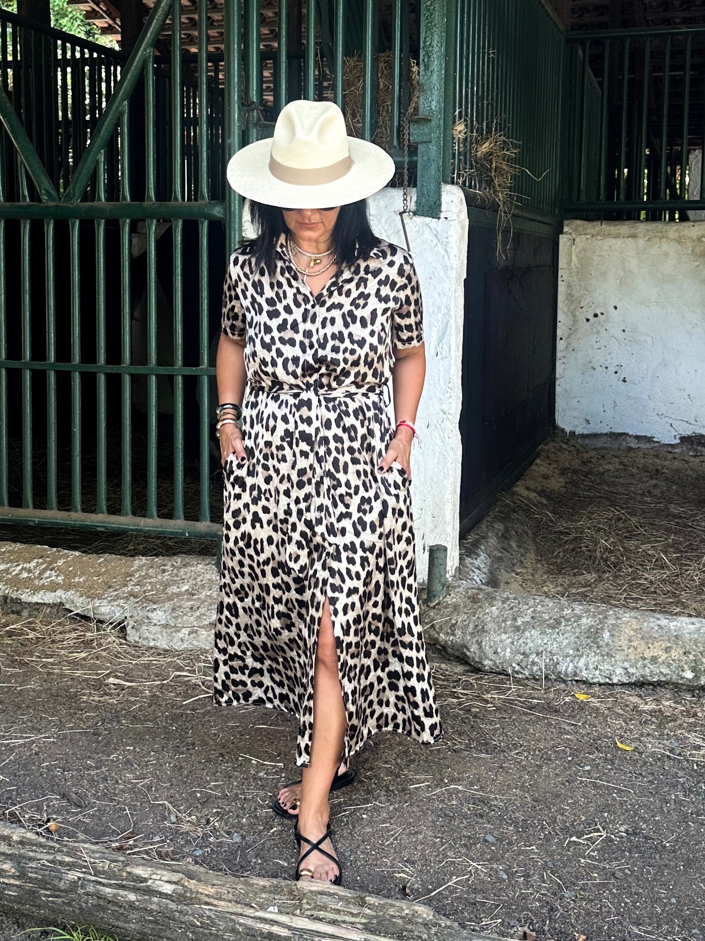 Leopard Shirt Dress