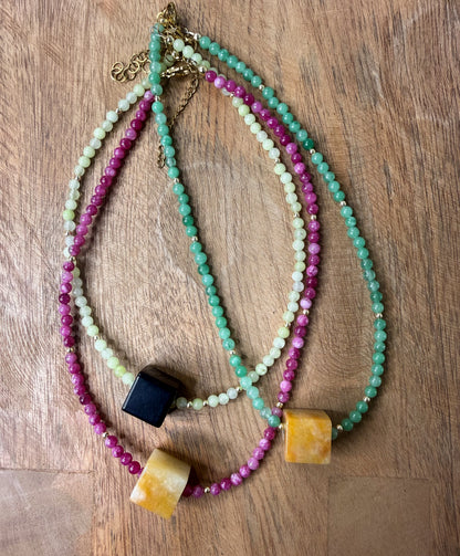 Crystal Cube Necklace