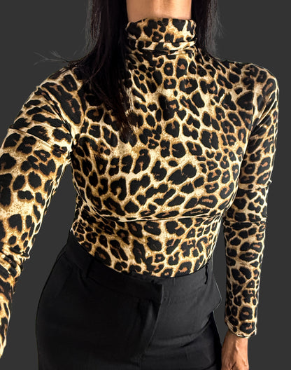 Animal Print Bodysuit