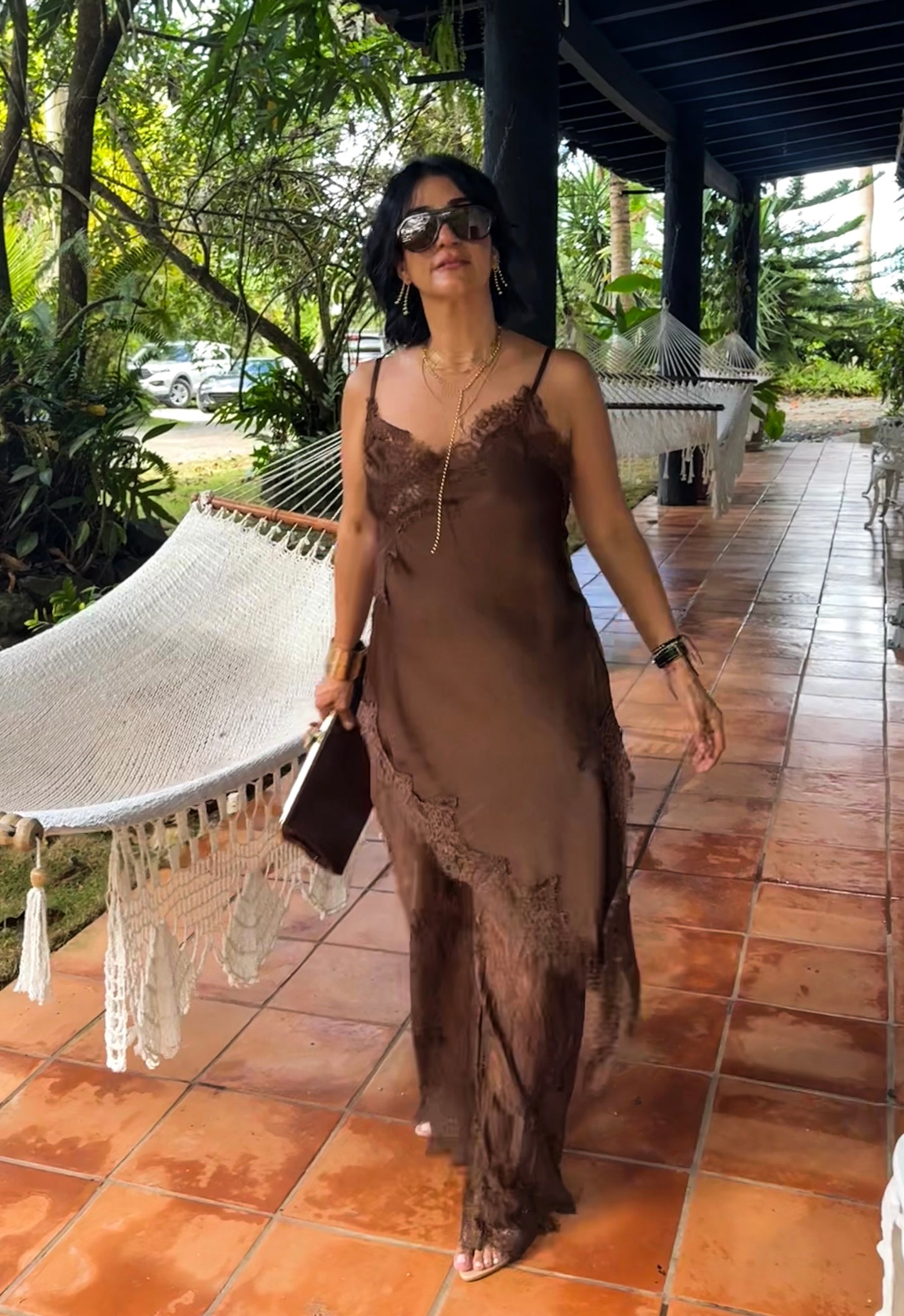 Lace Cami and Pants Set