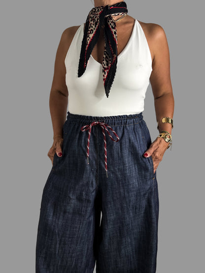 V-Neck Open Back Bodysuit