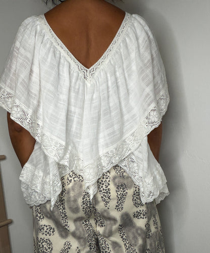 Two-Way Lace Boho Top