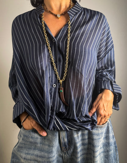 Striped Relaxed Shirt 🇮🇹