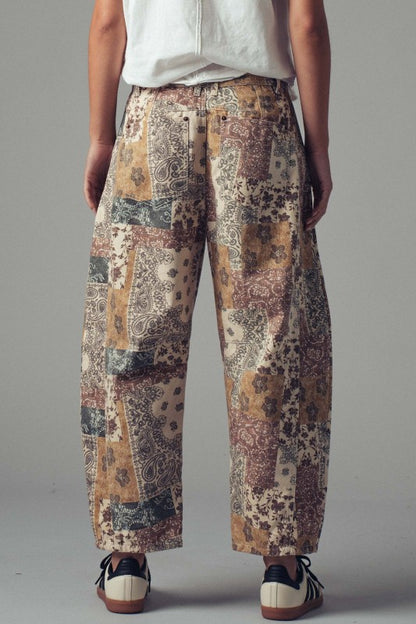 Boho Barrel Style Pants