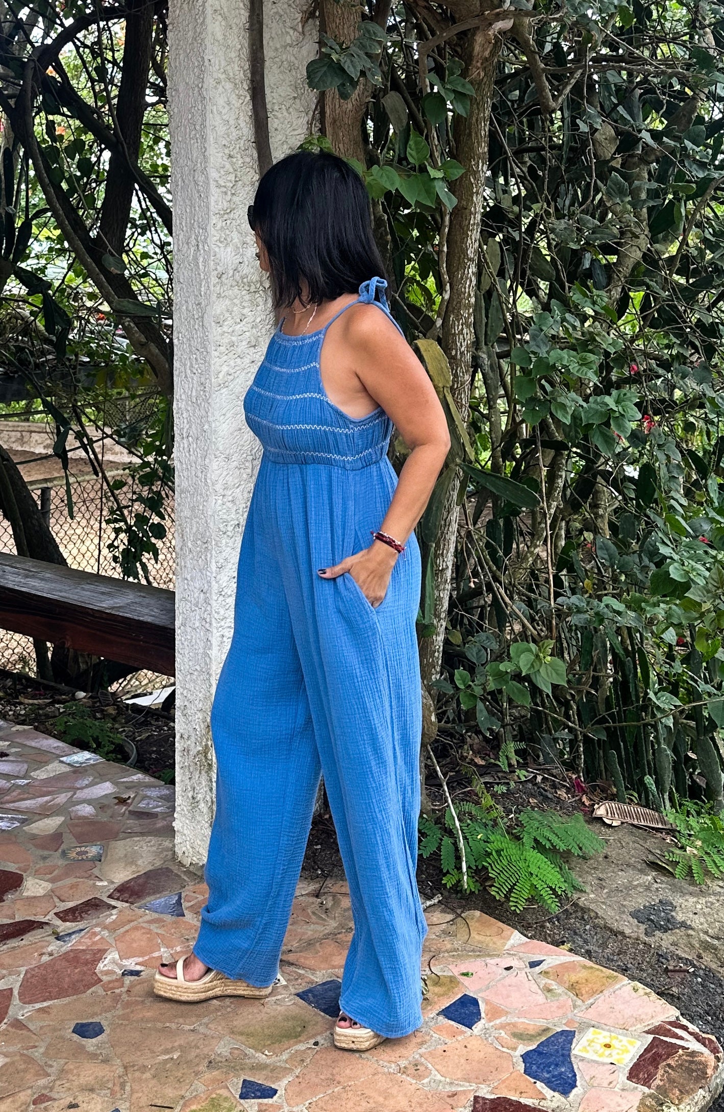 Washed Multi Smoked Jumpsuit