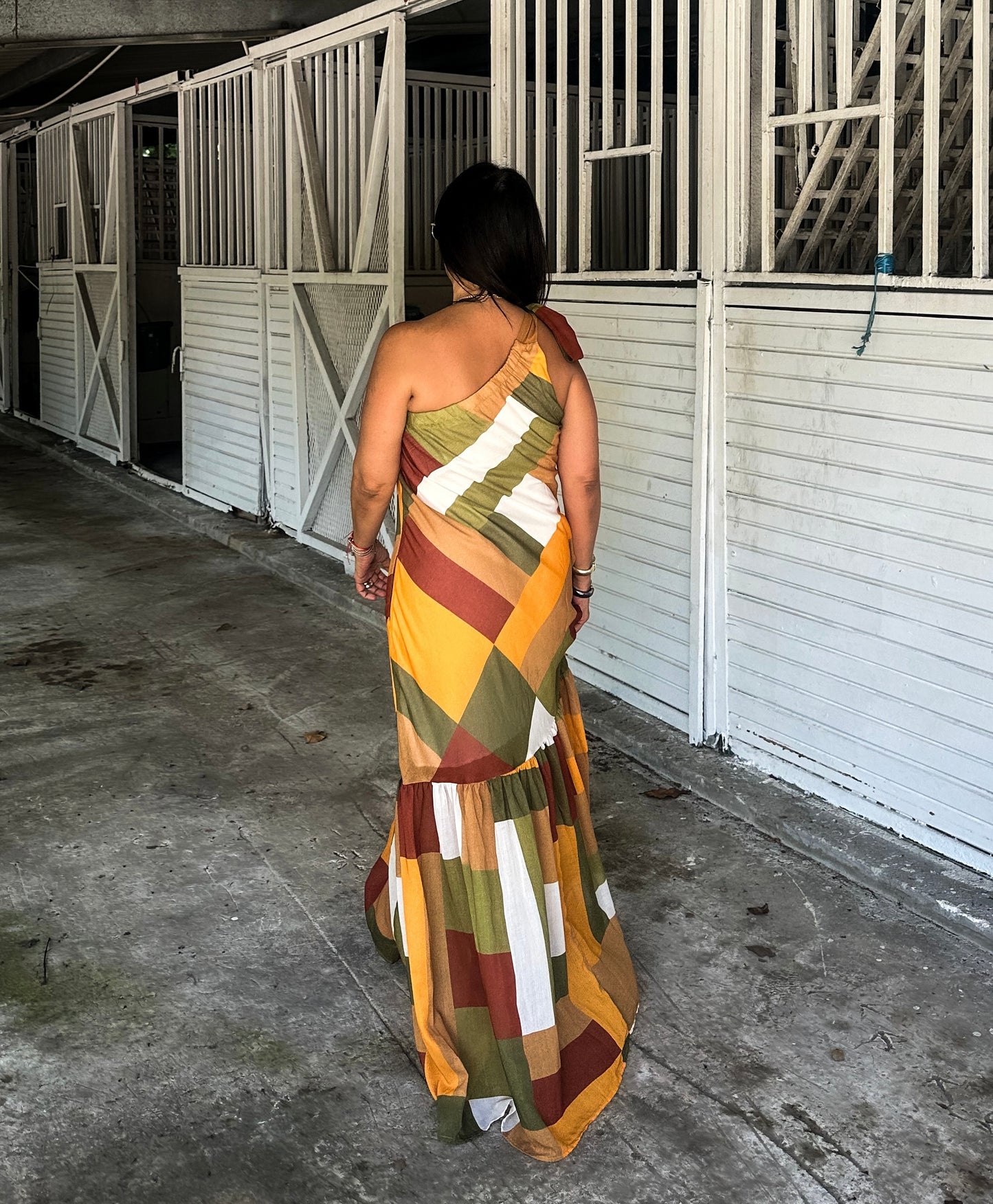 Asymmetric Maxi Dress 🇨🇴