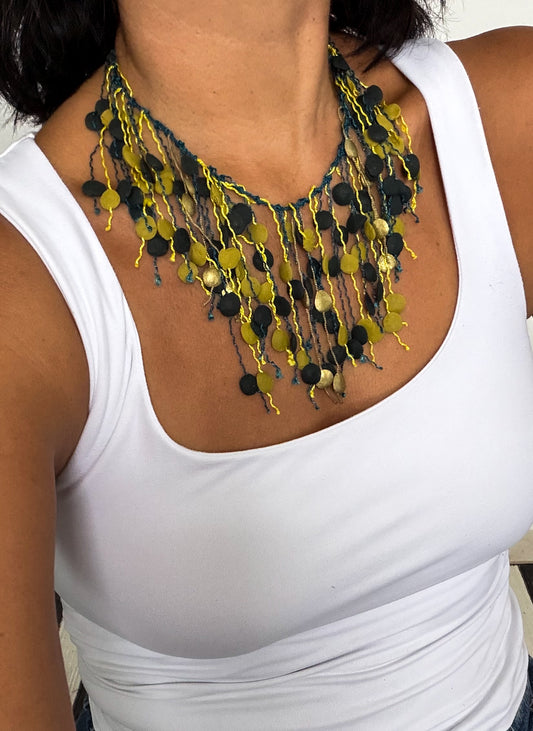 Layered Fringe Necklace