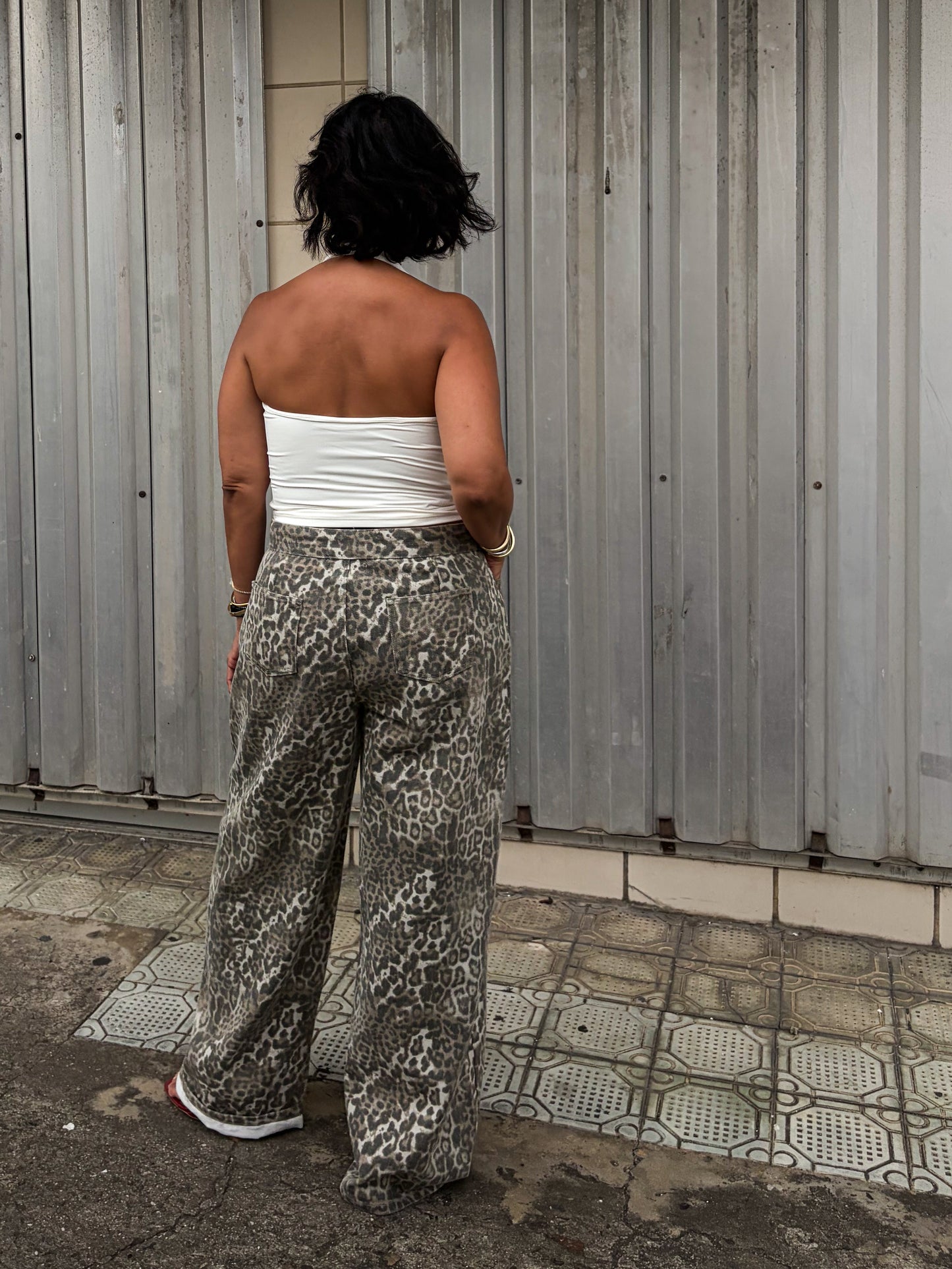 Leopard Print Jeans