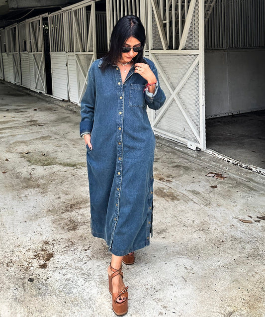 Indigo Denim Dress