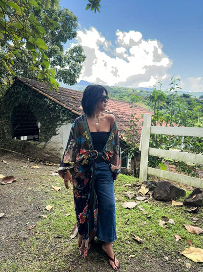 Floral Kimono