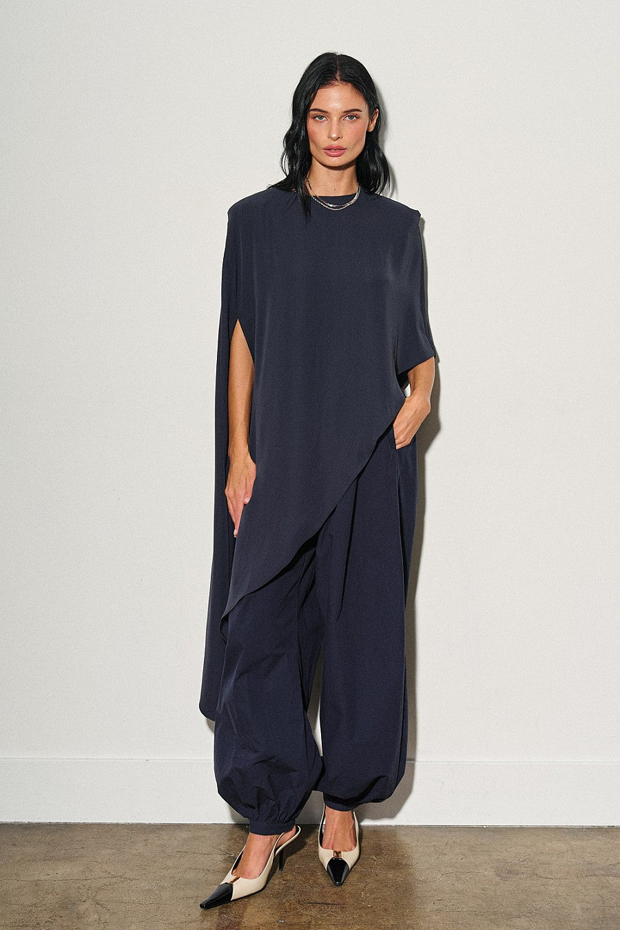 Asymmetrical Cape Top