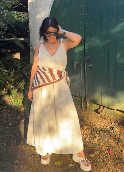 Knot Strap Midi Dress