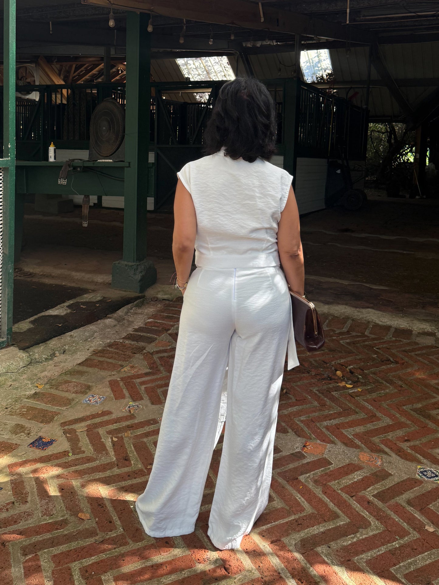 Asymmetric Front Overlay Pants 🇨🇴