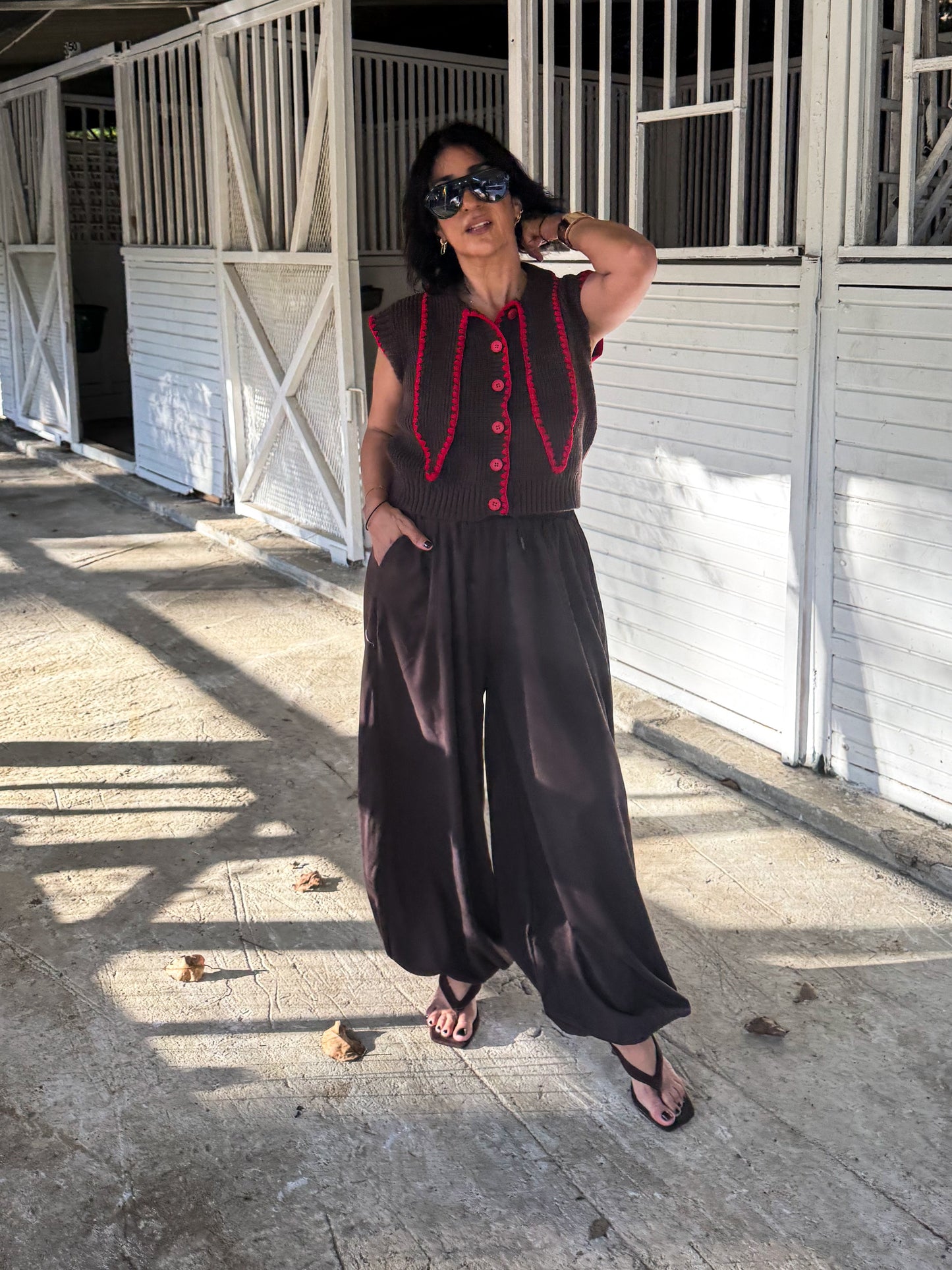 Chocolate Balloon Pants