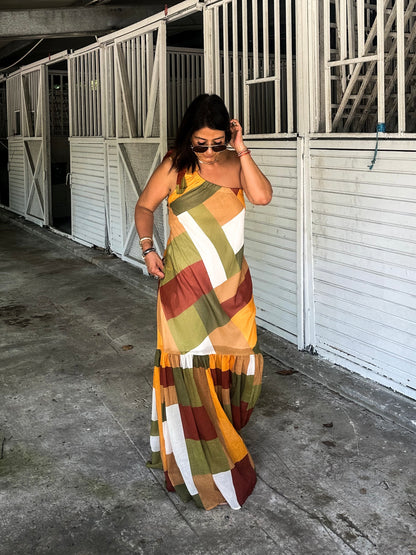 Asymmetric Maxi Dress 🇨🇴