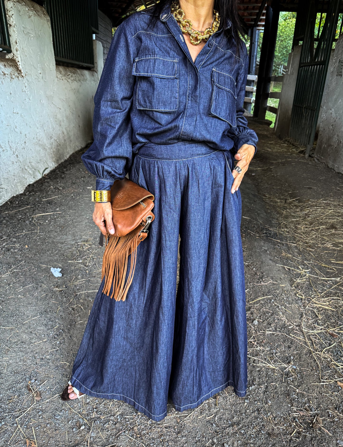 Indigo Denim Set 🇨🇴