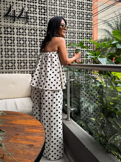 Ivory Polka Dots Set