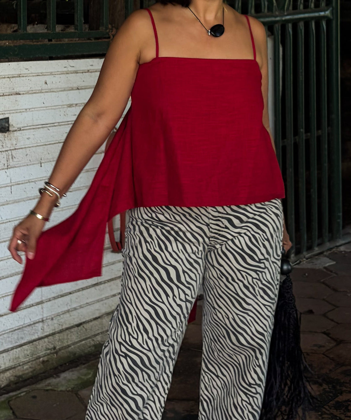 Open Back Cami Top