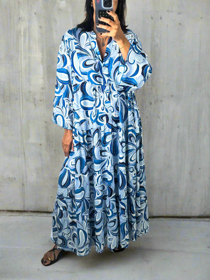 Blues One Size Maxi Dress