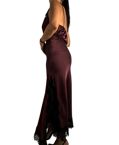 Silky skirt and top Set with Lace details 🇮🇹