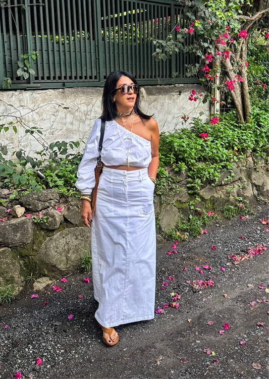 Crop Top and Maxi Skirt Set 🇨🇴