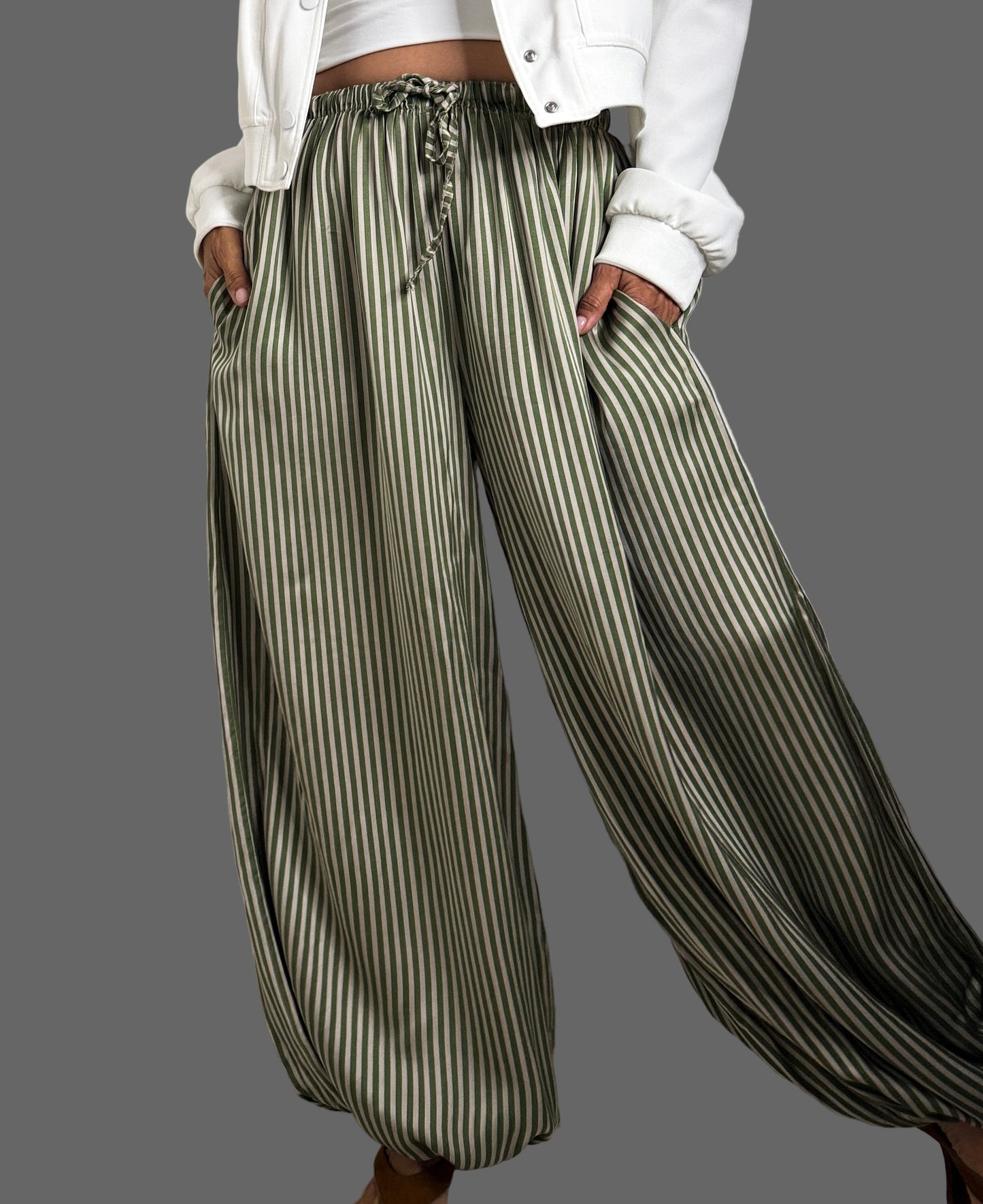 Striped Aladdin Pants
