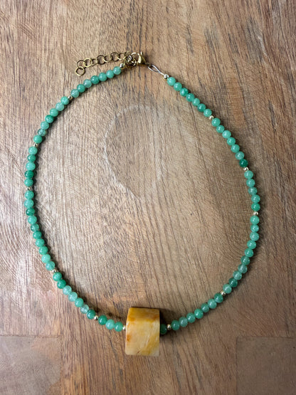 Crystal Cube Necklace