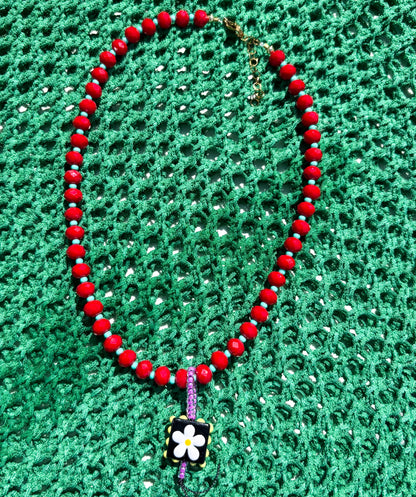 Charm Beaded Necklace
