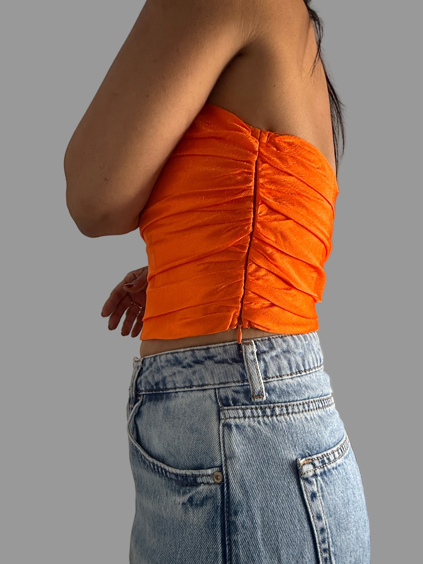 Orange Tube Top