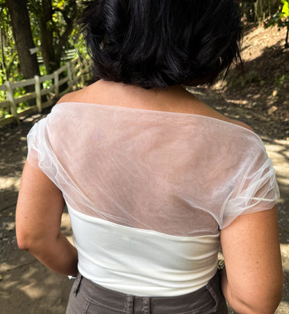 Mesh Drape Top