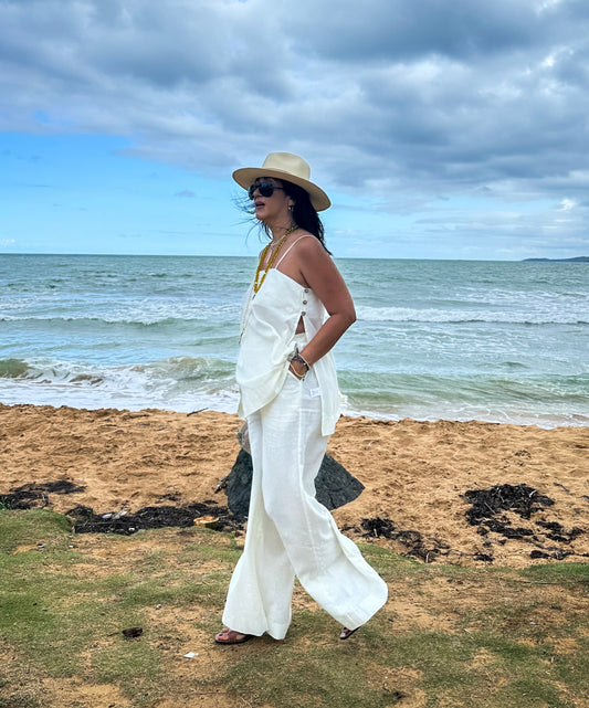 Ivory Pants Set