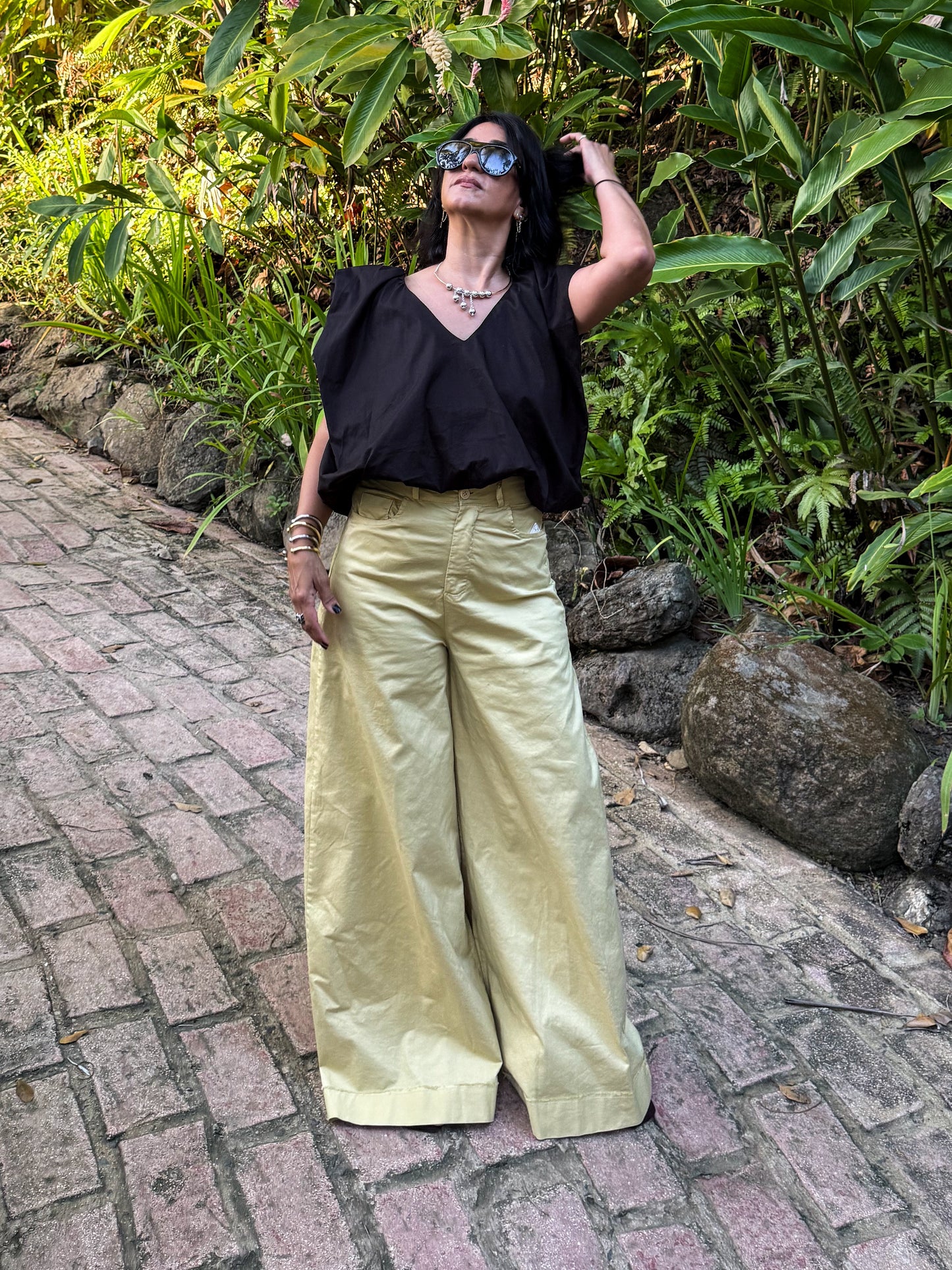 Wide Leg Italian Pant