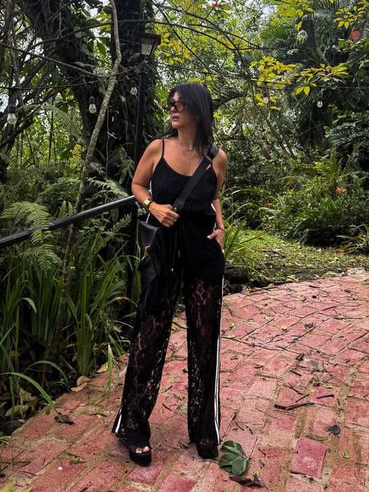 Sporty Chic Lace Set
