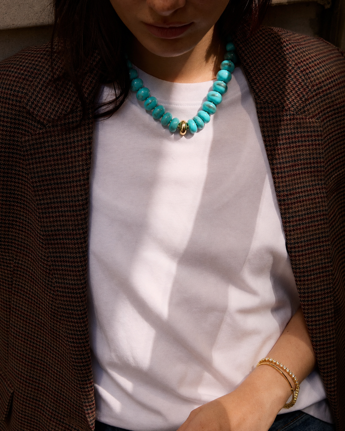 Turquoise Beaded Necklace