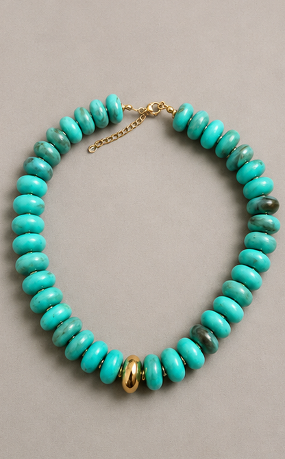 Turquoise Beaded Necklace