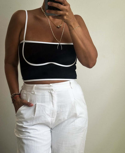 Two Tone Basic Crop