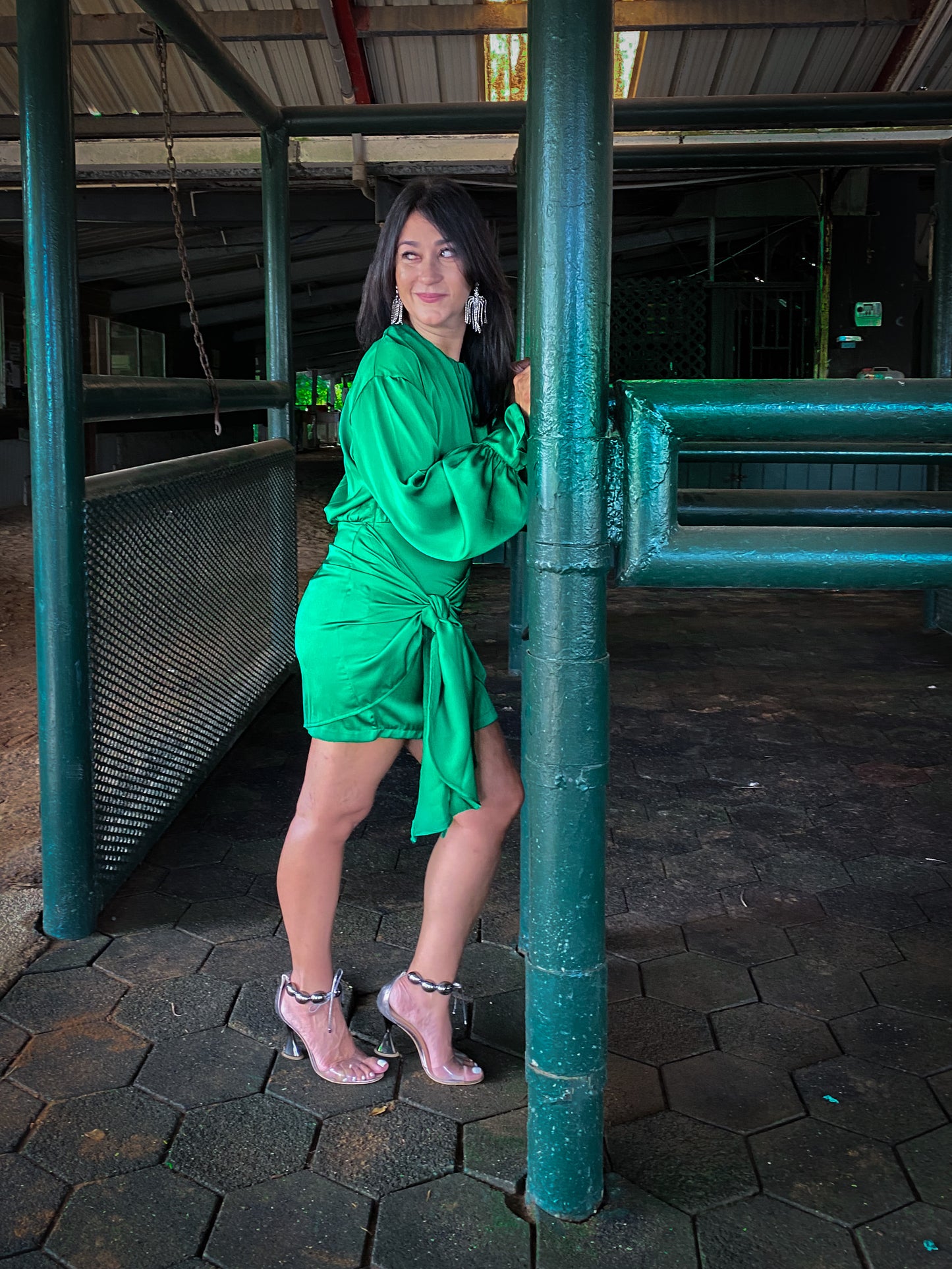 Green Short Dress