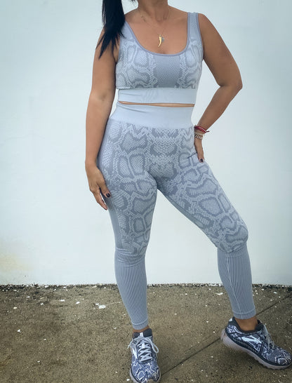 Snake Print Activewear Set